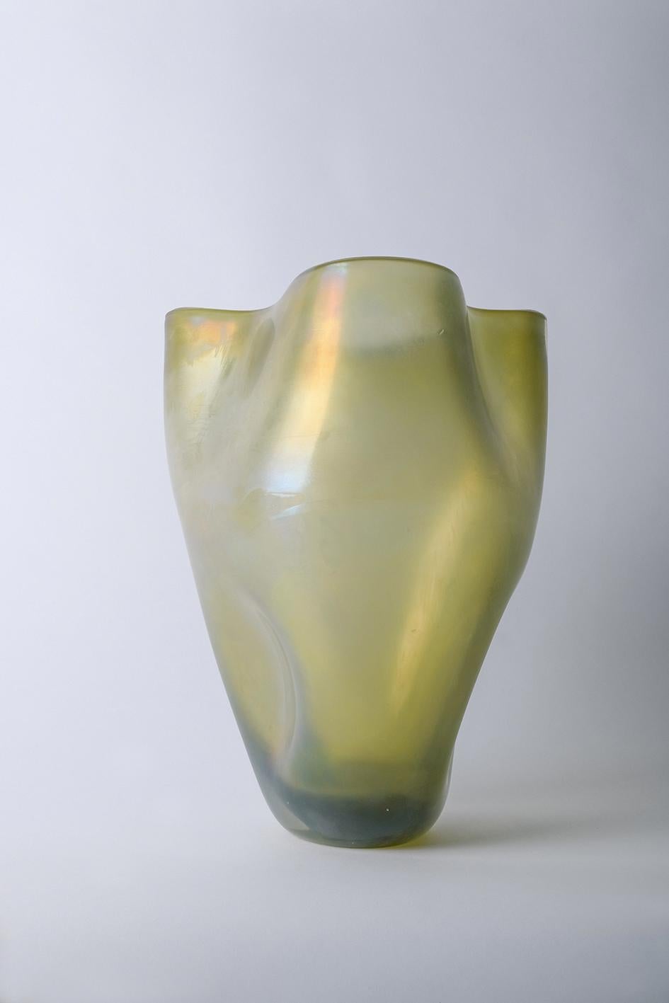 Post-Modern Bacan Vase by Purho For Sale