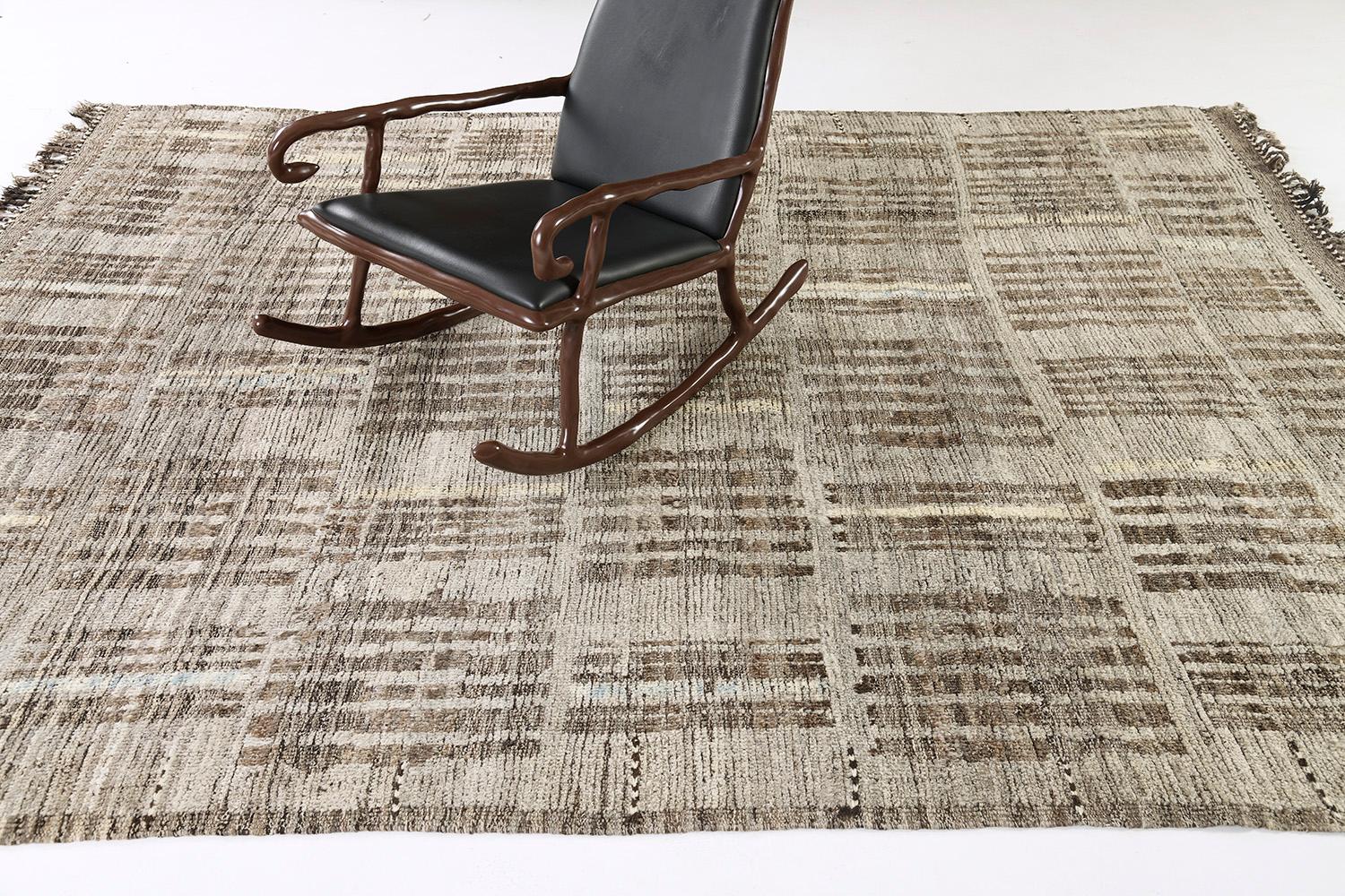 Hand-Woven Bacatta, Atlas Collection, Seasons by Mehraban Rugs For Sale