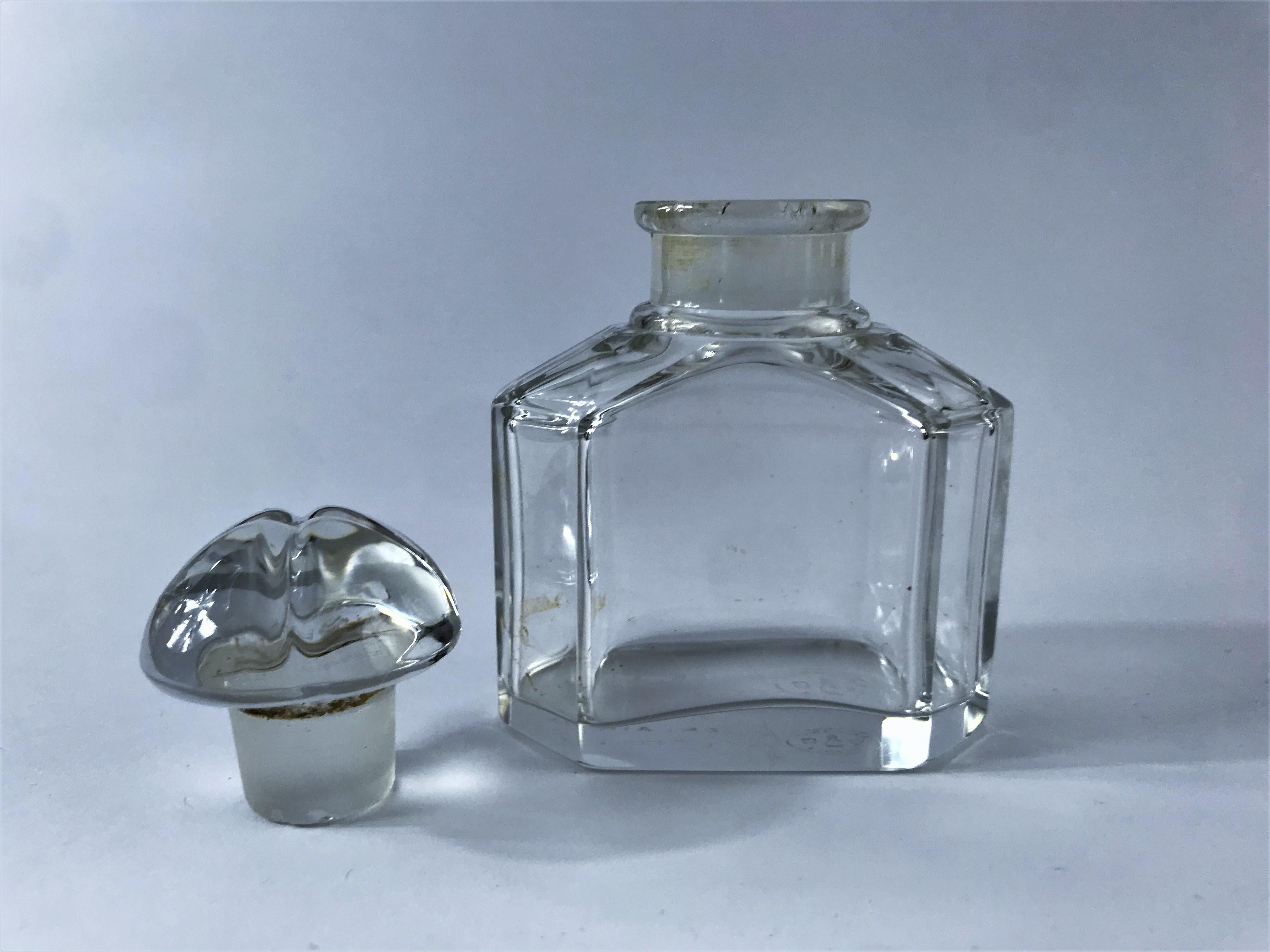 Baccara Cristal Bottle Perfume Jicky di Guerlain, circa 1900 Parigi Francia In condizioni buone in vendita a Beuzevillette, FR