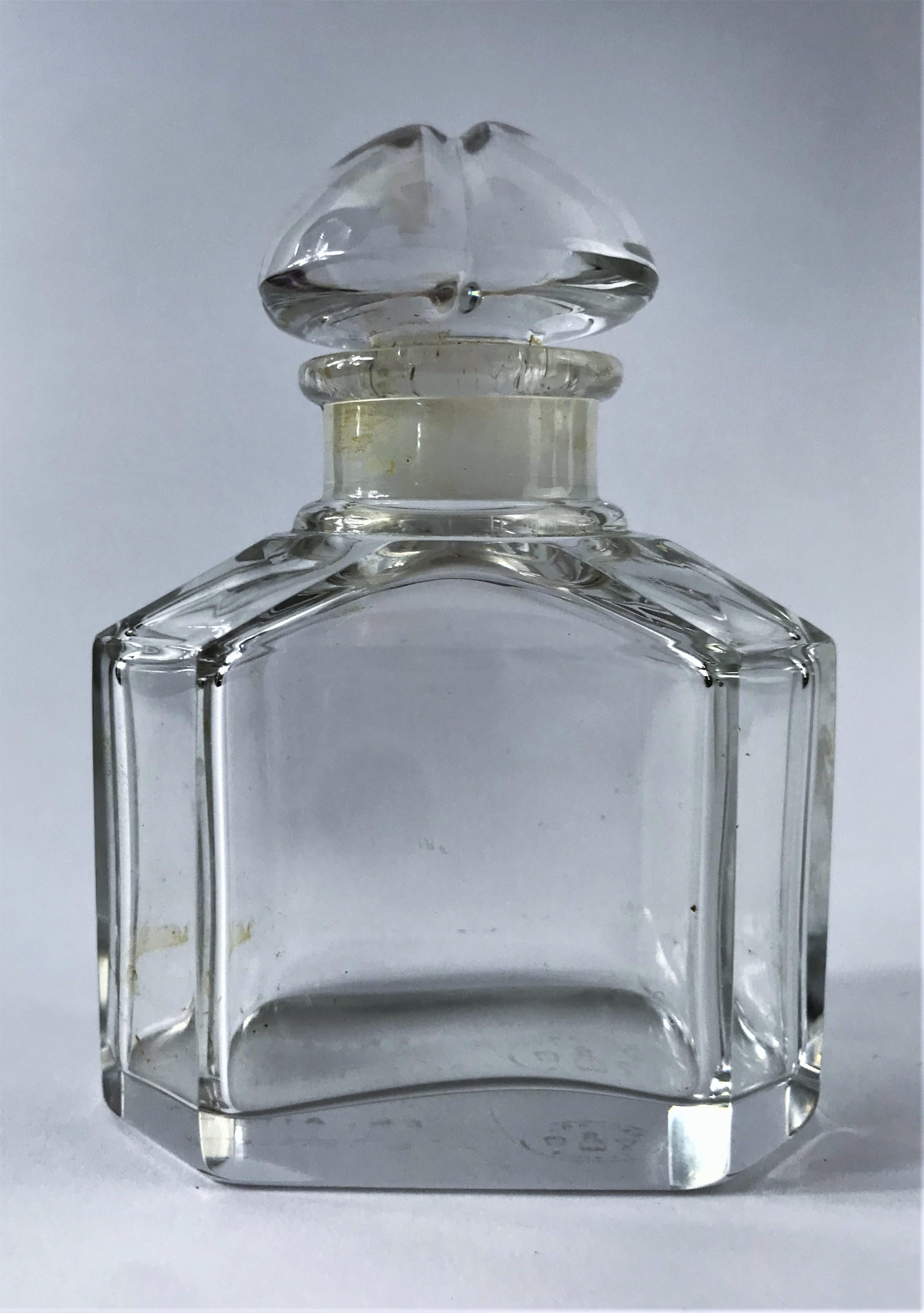 20th Century Baccara Cristal Bottle Perfume Jicky from Guerlain, circa 1900 Paris France For Sale