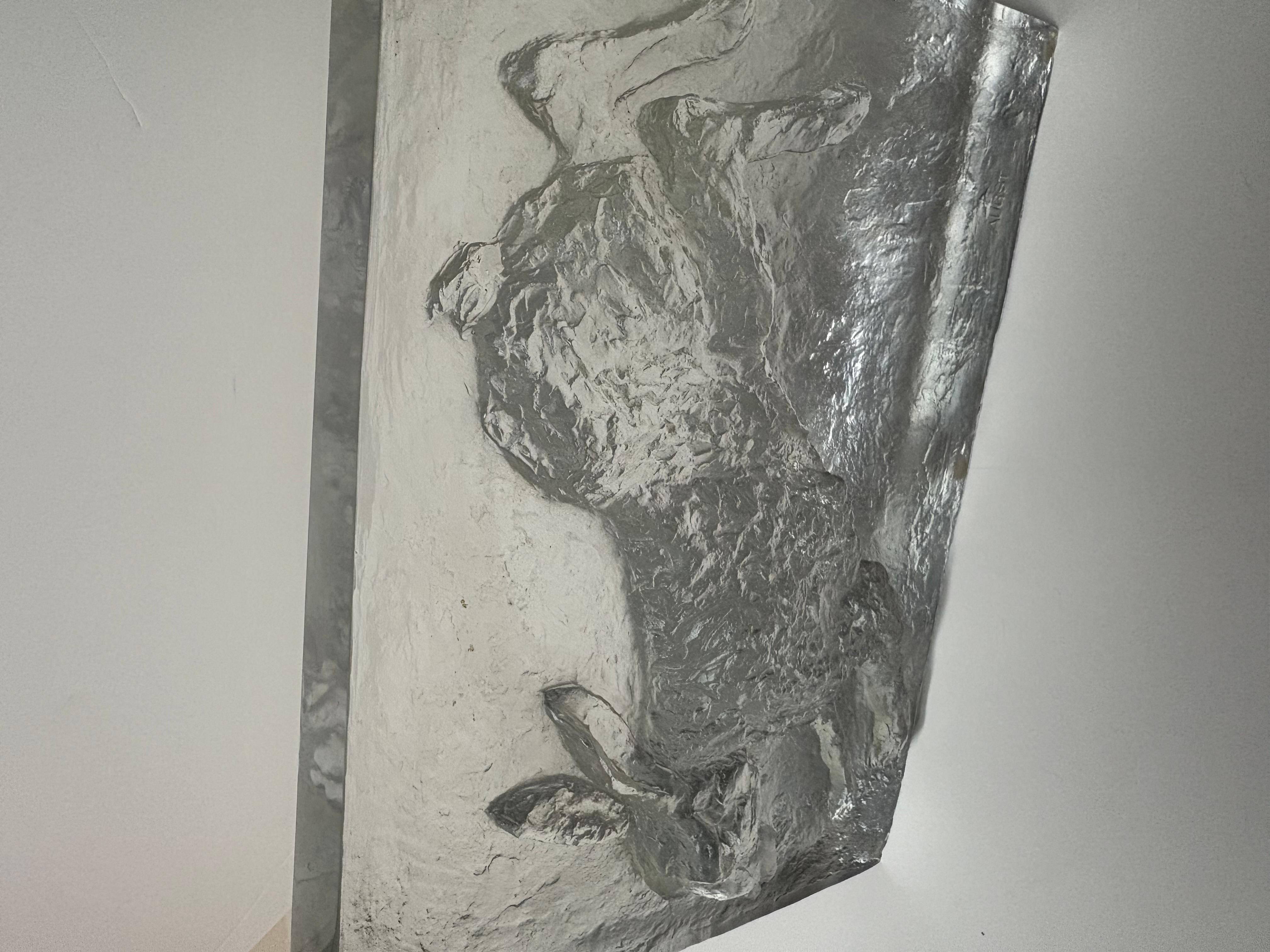 “French Glass Plaque of a Rabbit” For Sale 6