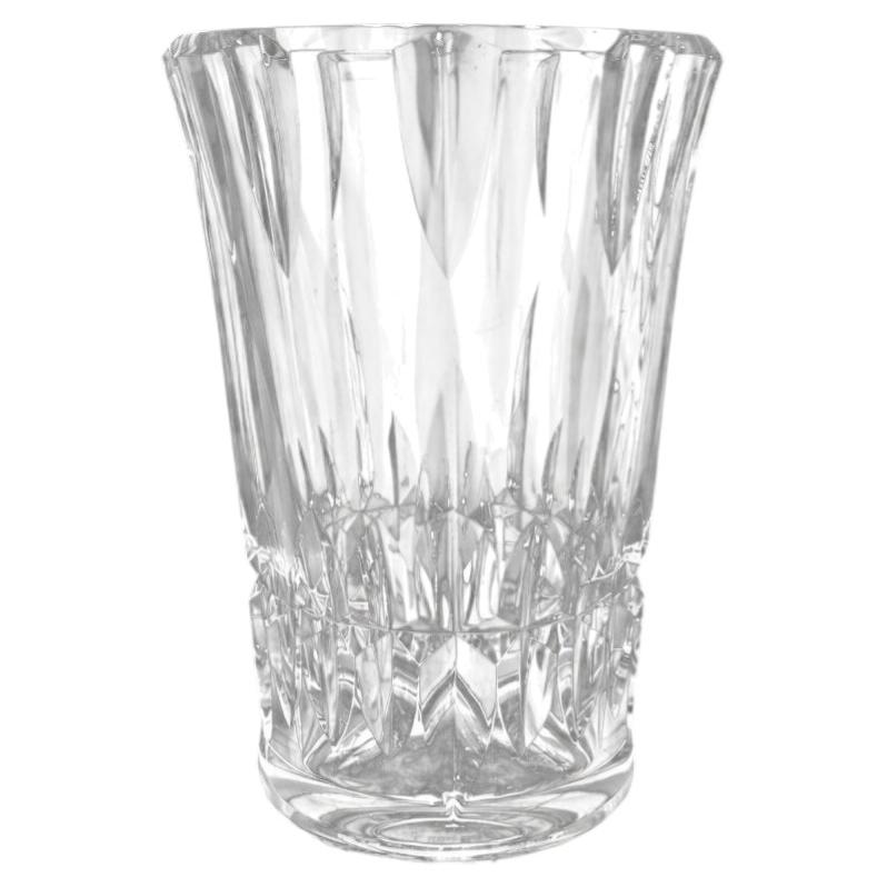 Vaso di cristallo tagliato a mano Baccarat da 10"