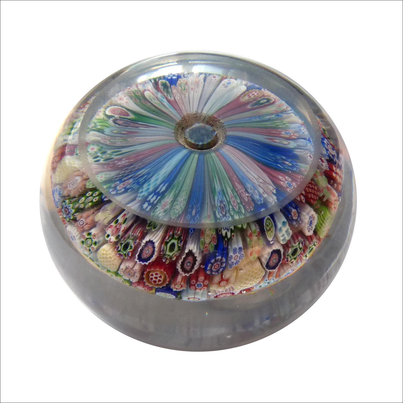 baccarat millefiori paperweight