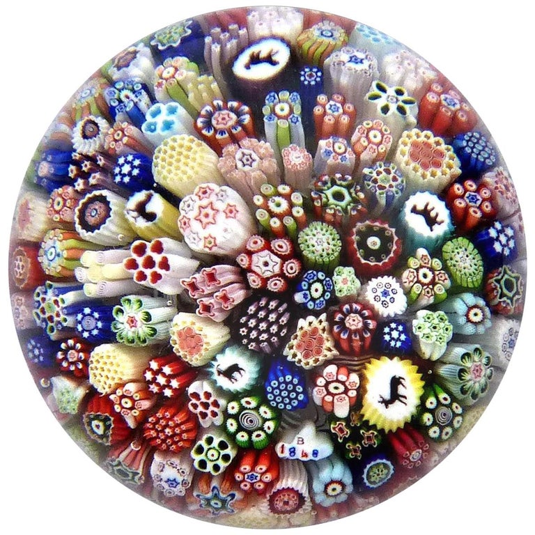 Baccarat 1848 Closepack Paperweight at 1stDibs