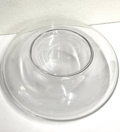 Baccarat 2 Piece Glass Caviar Serving Dish