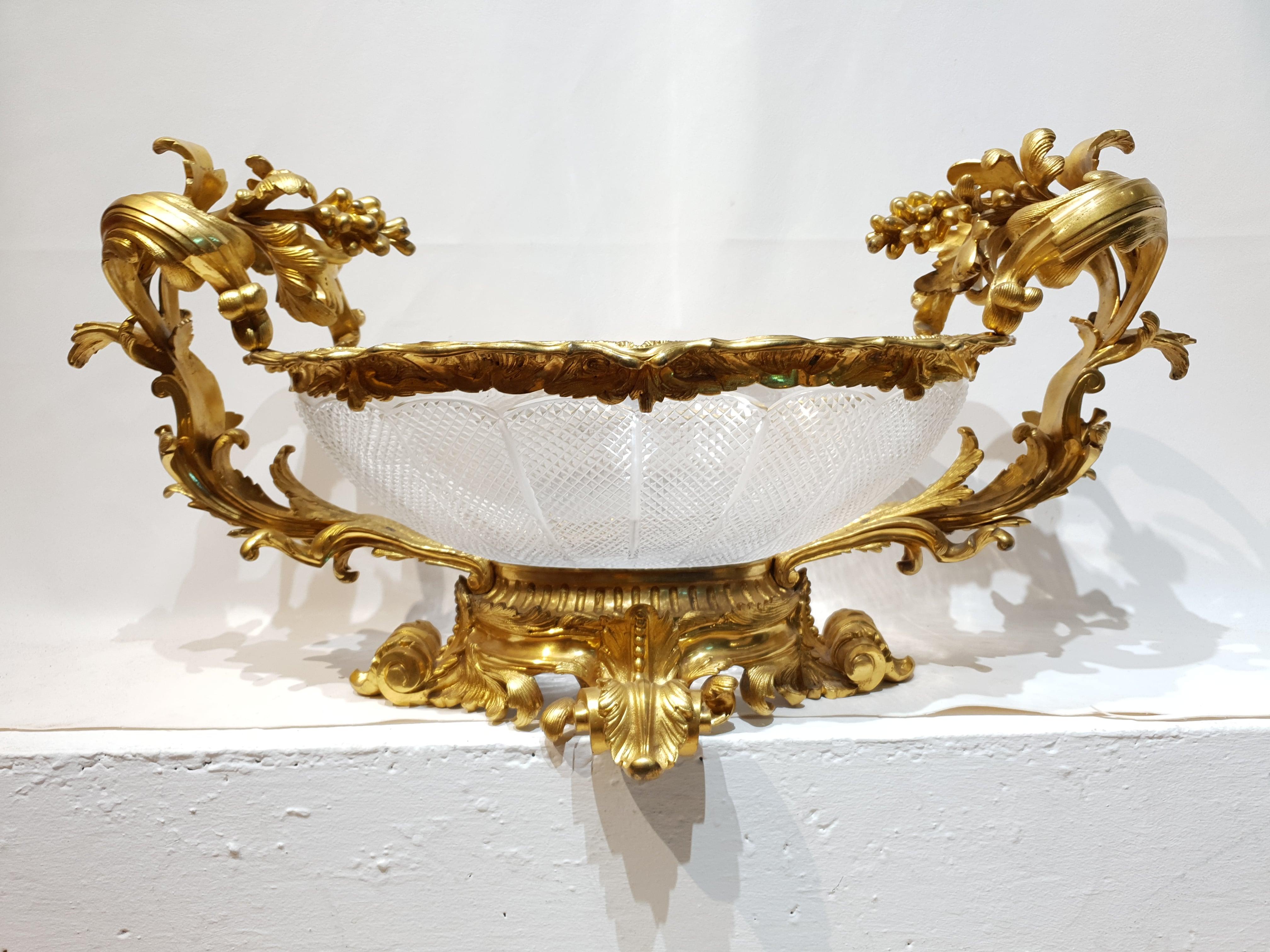 Centrotavola Baccarat e Ormolu in vendita 2