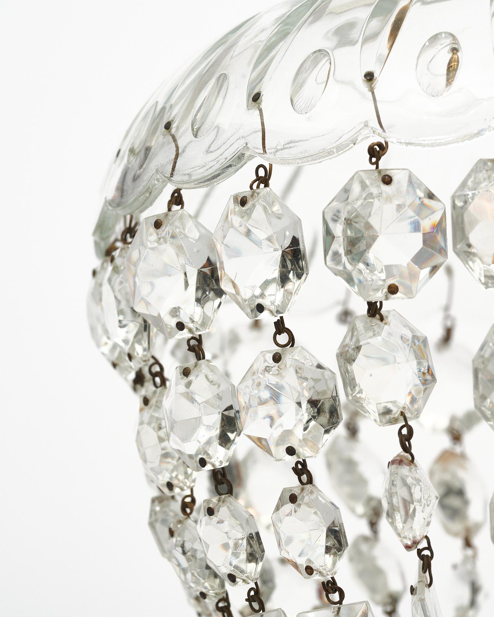 Early 20th Century Baccarat Antique French Chandelier