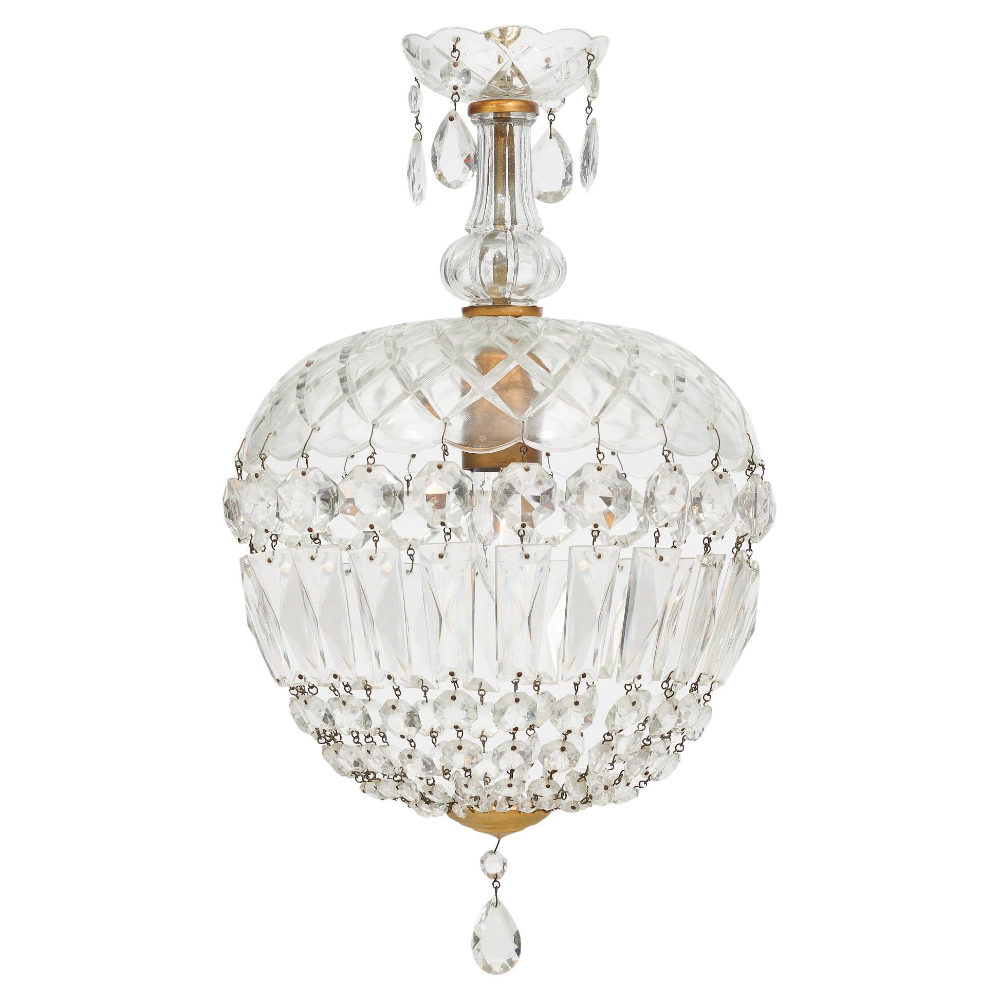 Baccarat Antique French Pendant