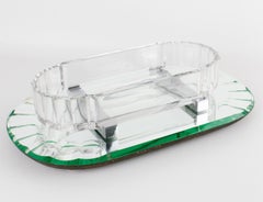 Baccarat Art Deco Crystal Centerpiece Bowl, France 1930