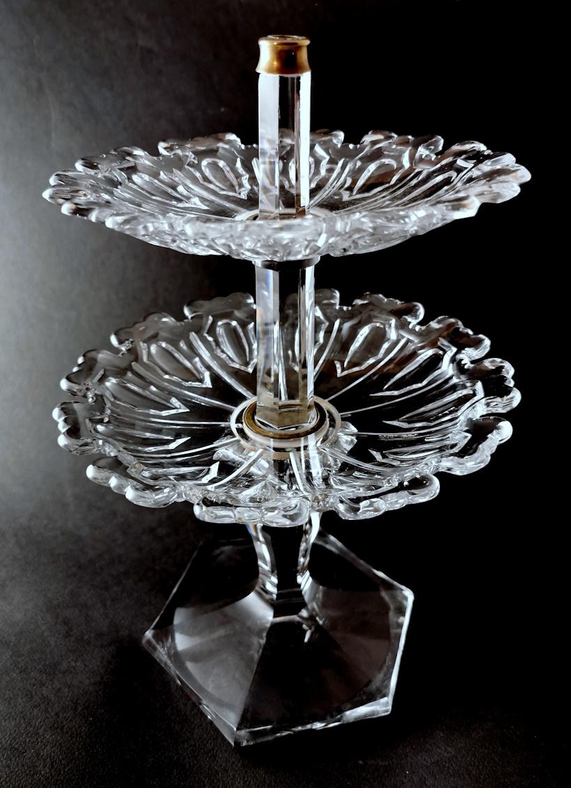 Centre de table Art déco français en cristal de Baccarat en vente 11
