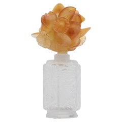 Baccarat Art Glass Flower Bottle, France