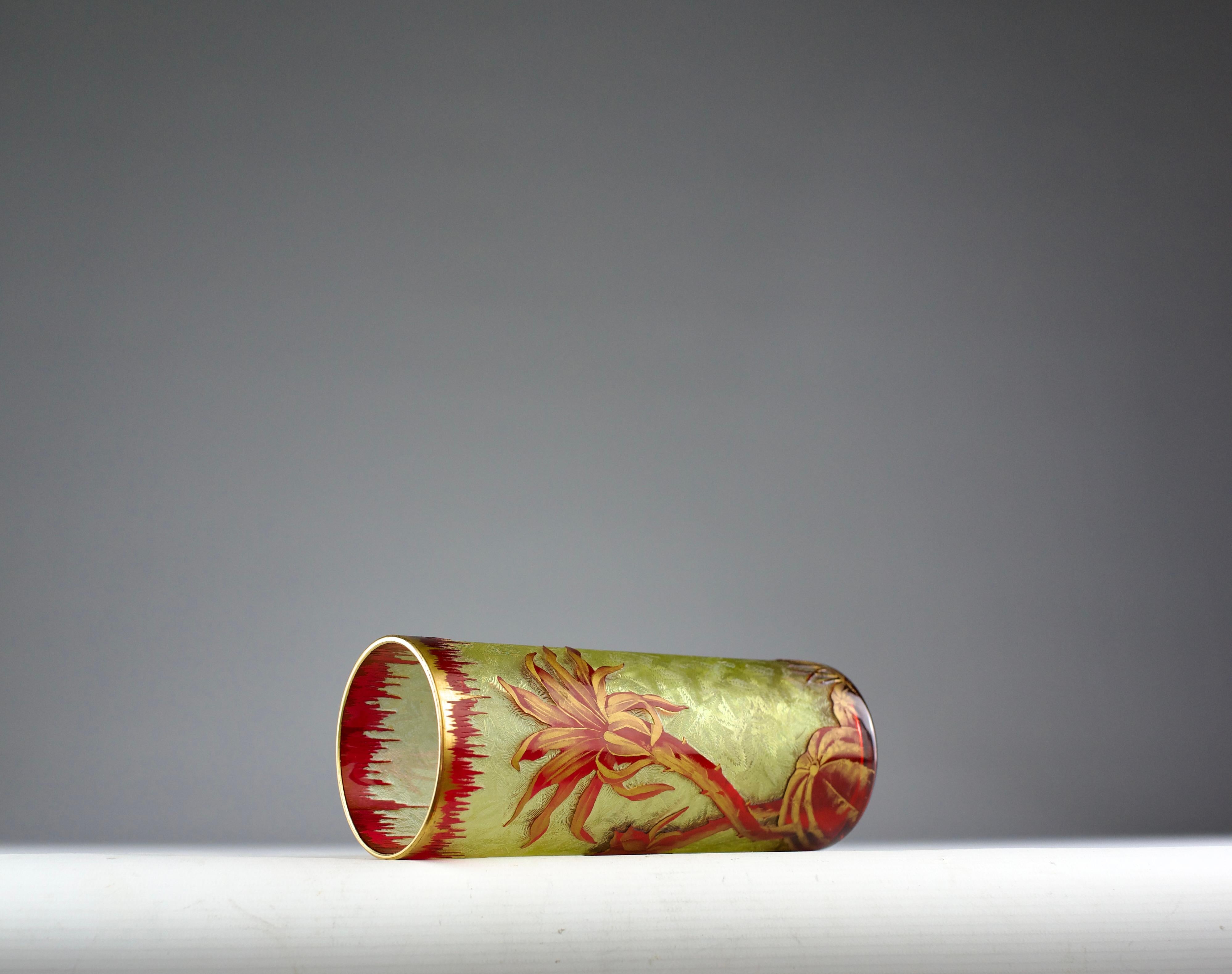 Baccarat, Vaso Cactus Art Nouveau, Francia 1909 in vendita 6