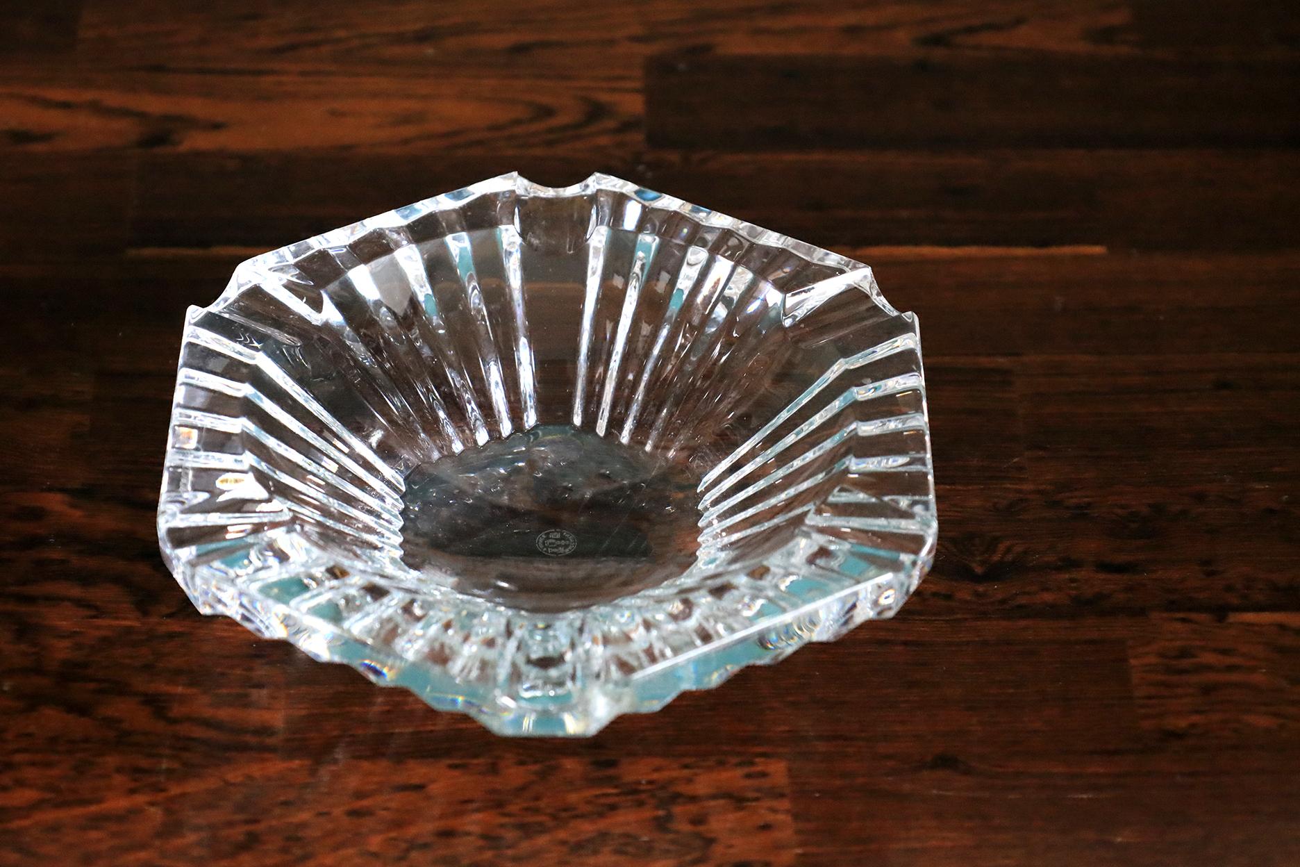 Cenicero Baccarat Art Decó en venta