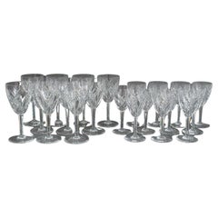 Baccarat „Auvergne Perigold“ Kristall-Stemmgeschirr, 21er-Set