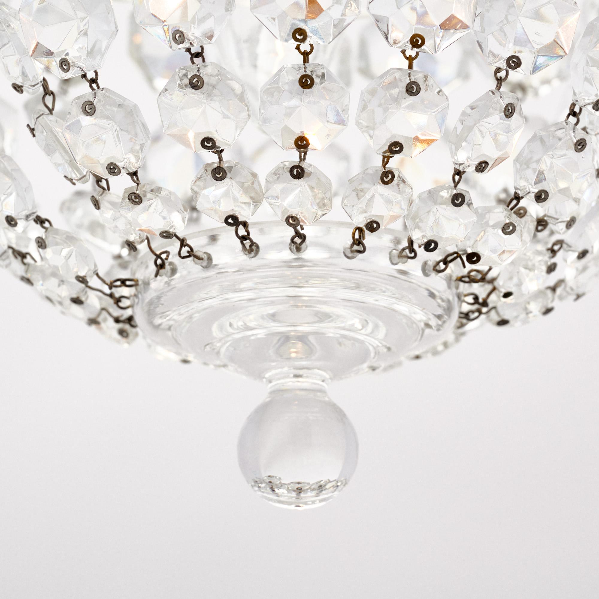 Francese Ciondolo Baccarat Bell Antique in vendita