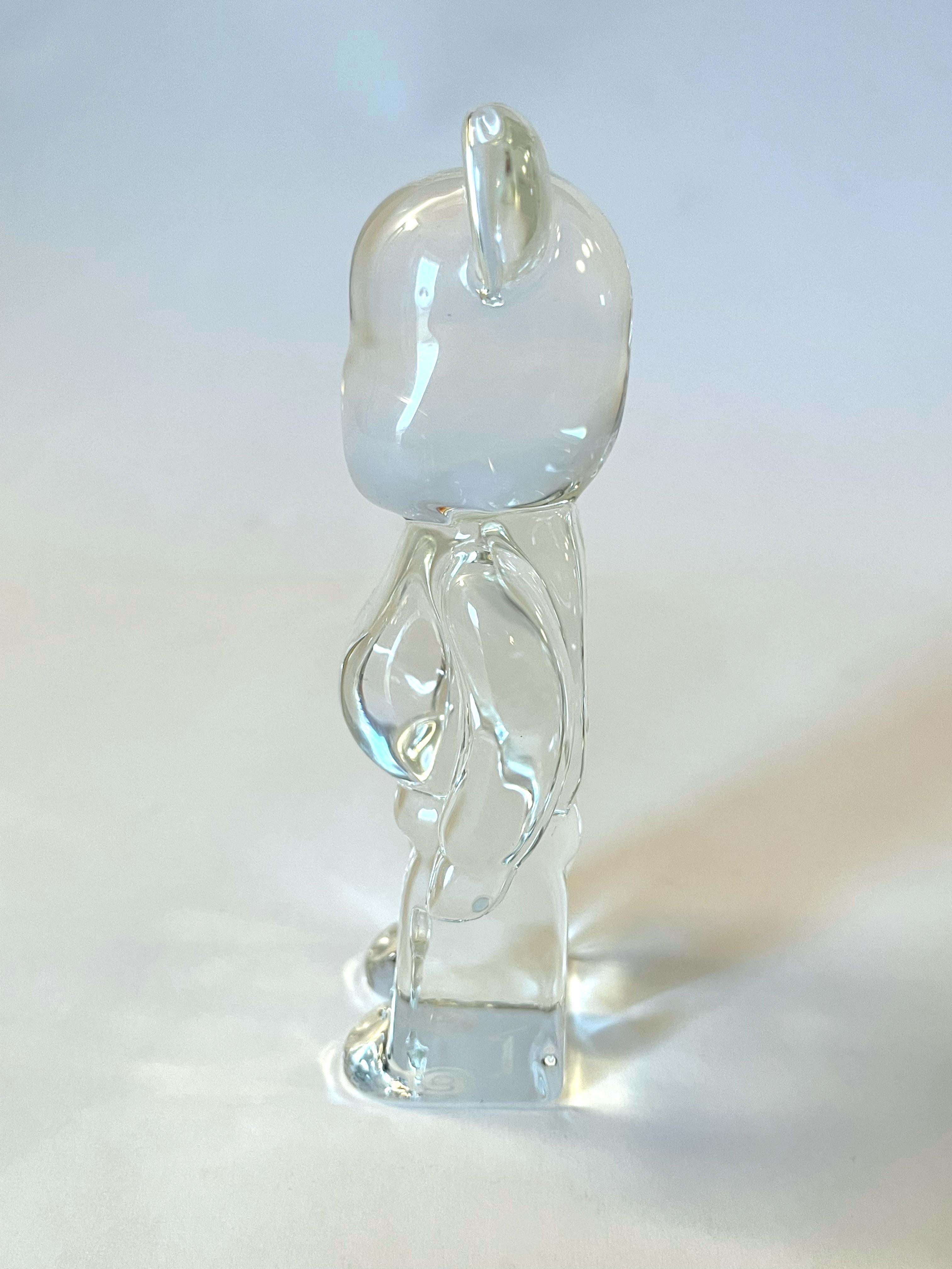 Glass BACCARAT Be@rbrick Figurine For Sale