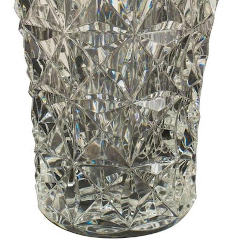 Mid-Century moderno Vaso di cristallo 