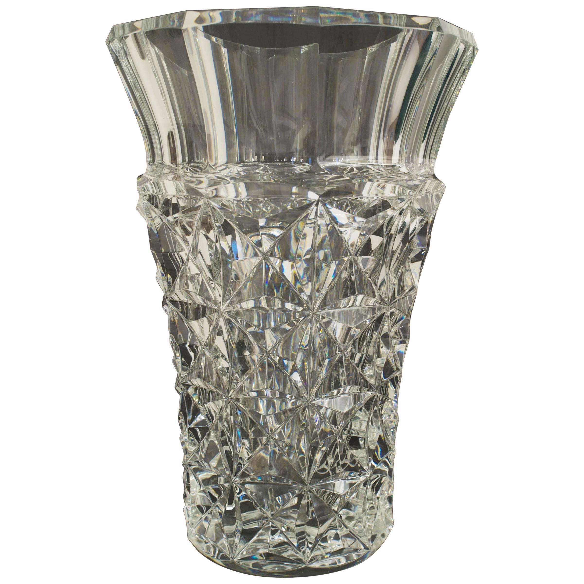 Baccarat "Celimene" Crystal Vase For Sale