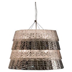 Baccarat Chandelier Frozen Clear Crystal Contemporary Style medium Size