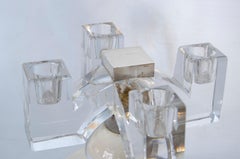 Baccarat-Kronleuchter "Jacques Adnet" 1900-1984