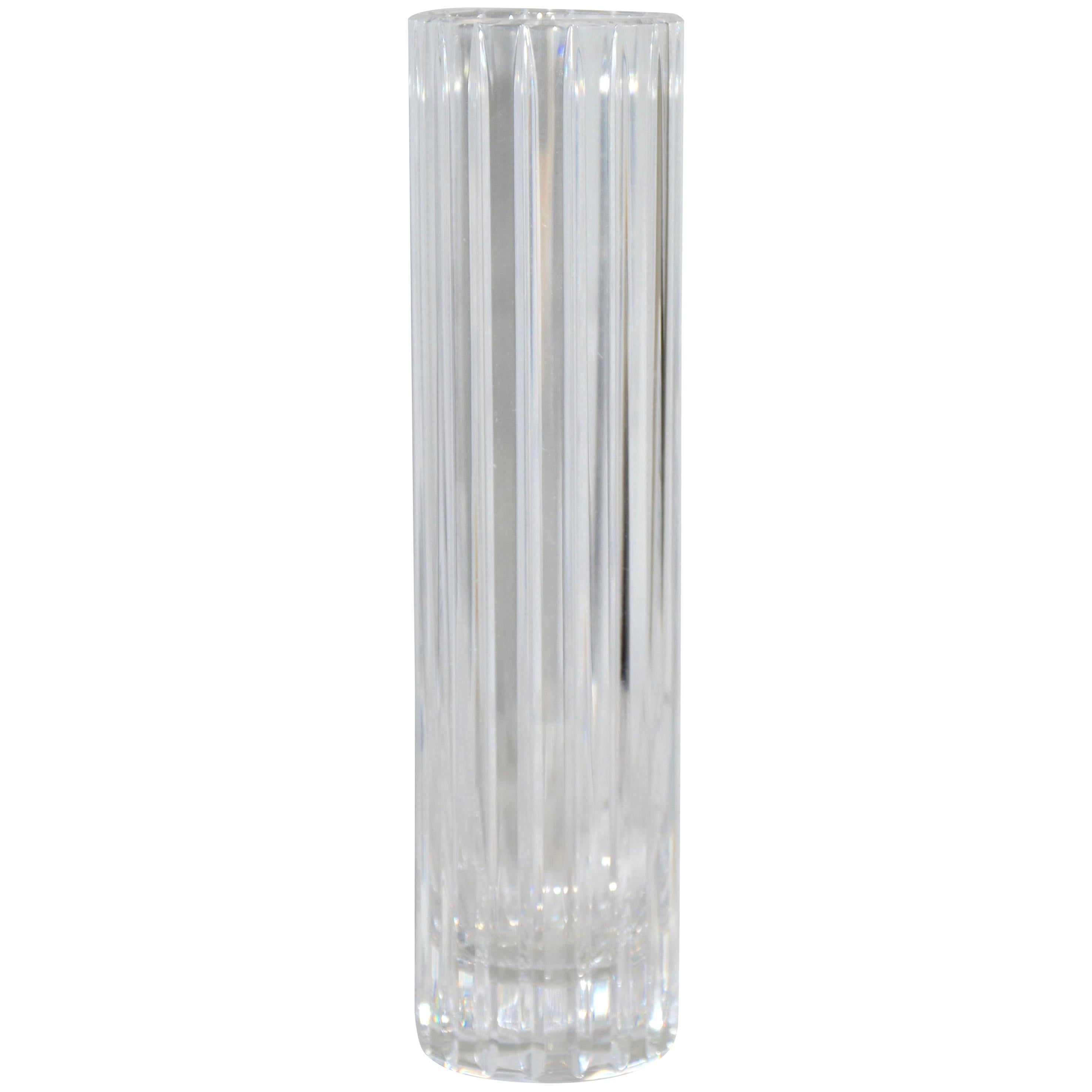 Baccarat Clear Crystal Bud Vase