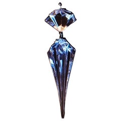 Ciondolo in cristallo trasparente Baccarat per applique Mille Nuits