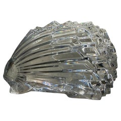 Baccarat Clear Crystal Porcupine Hedgehog Figurine Paper Weight Post-Modern