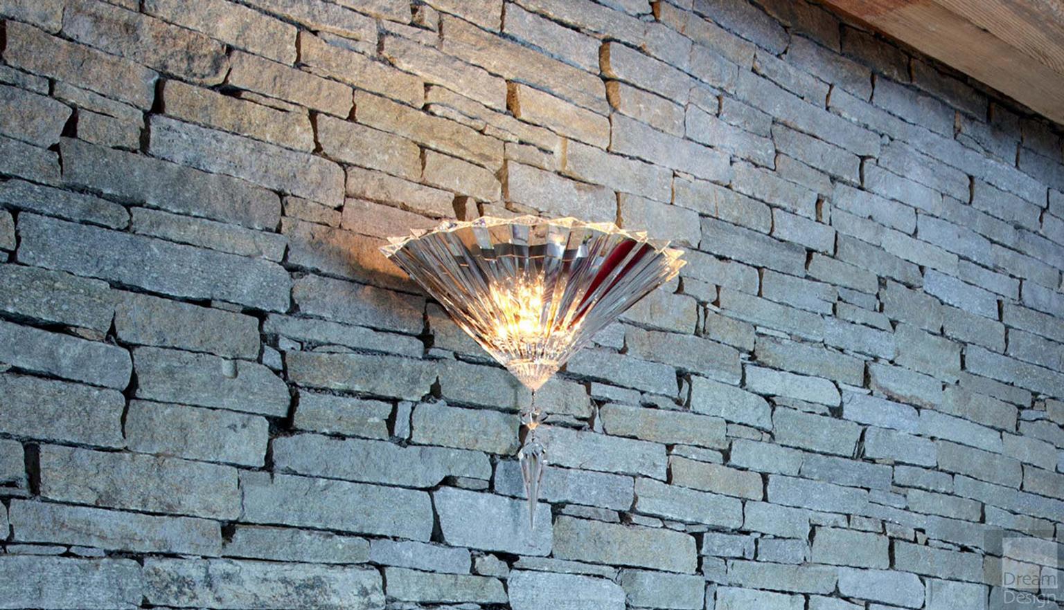 Baccarat Clear Crystal Wall Light Mille Nuits Modern design By Mathias 6