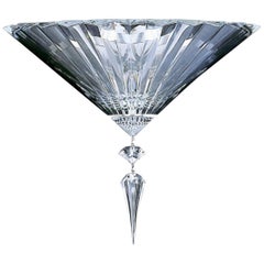 Baccarat Clear Crystal Wall Light Mille Nuits Modern Design by Mathias
