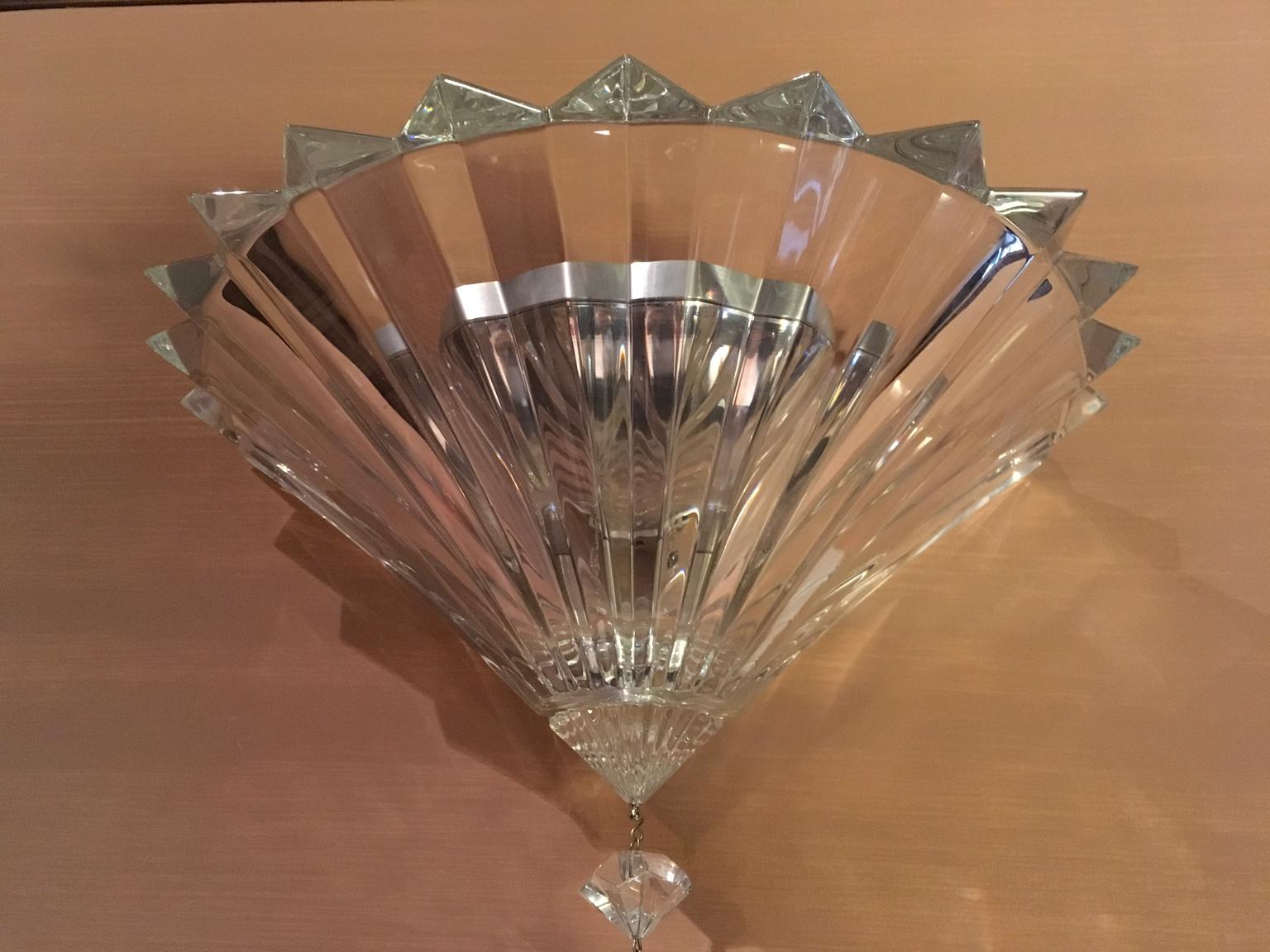 Applique in cristallo trasparente Baccarat Mille Nuits Design moderno In condizioni buone in vendita a Brescia, IT