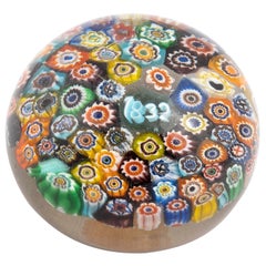 Antique Baccarat Close-Packed Millefiori Paperweight Dated 1832