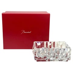 BACCARAT contemporary crystal LOUXOR VIDE-POCHE box dish