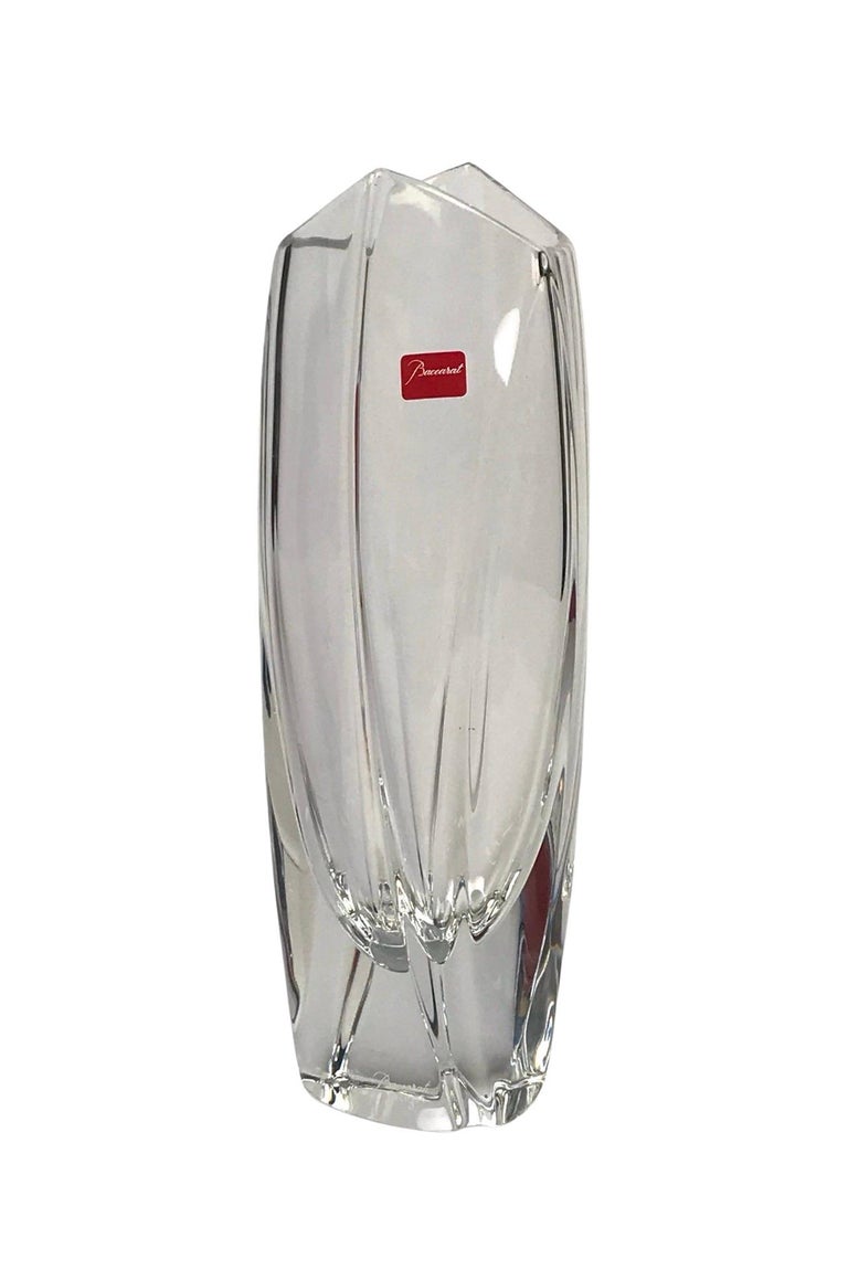BACCARAT contemporary RRigot Crystal Vase Paris France at 1stDibs