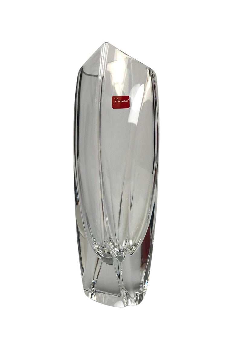 BACCARAT contemporary RRigot Crystal Vase Paris France at 1stDibs