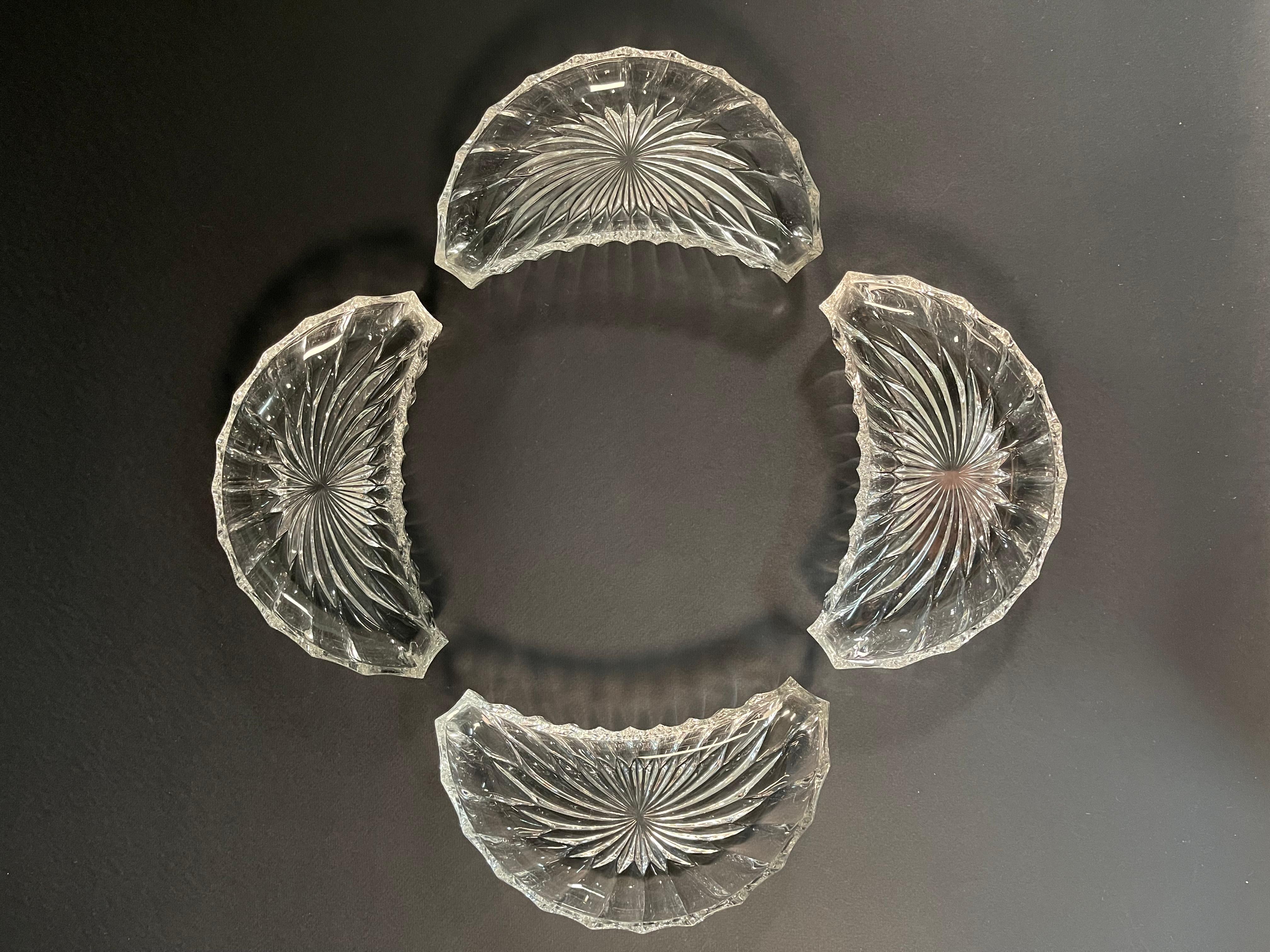 Baccarat Credited Vintage Crystal Centerpiece