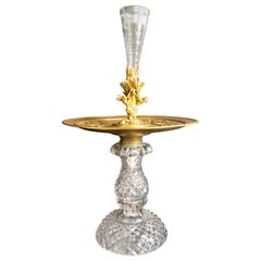 Baccarat Crystal And Gilt Bronze Epergne Centerpiece