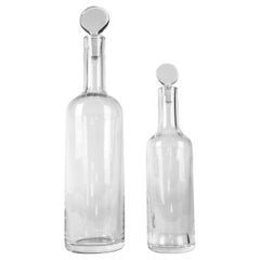 Vintage Baccarat Crystal Art Deco Style Drinks Decanter Set