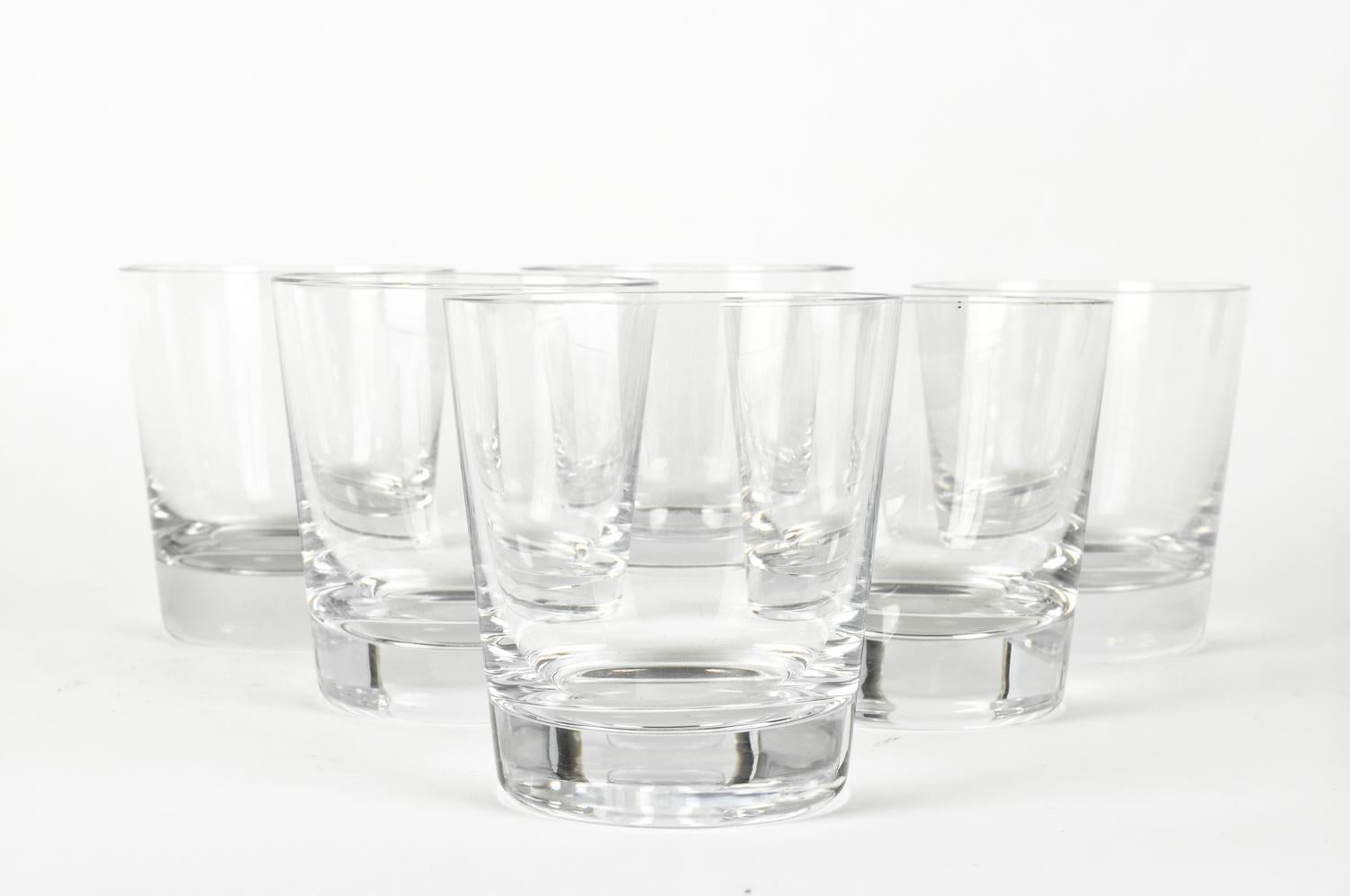 French Baccarat Crystal Art Deco Style Scotch or Whiskey Barware Set