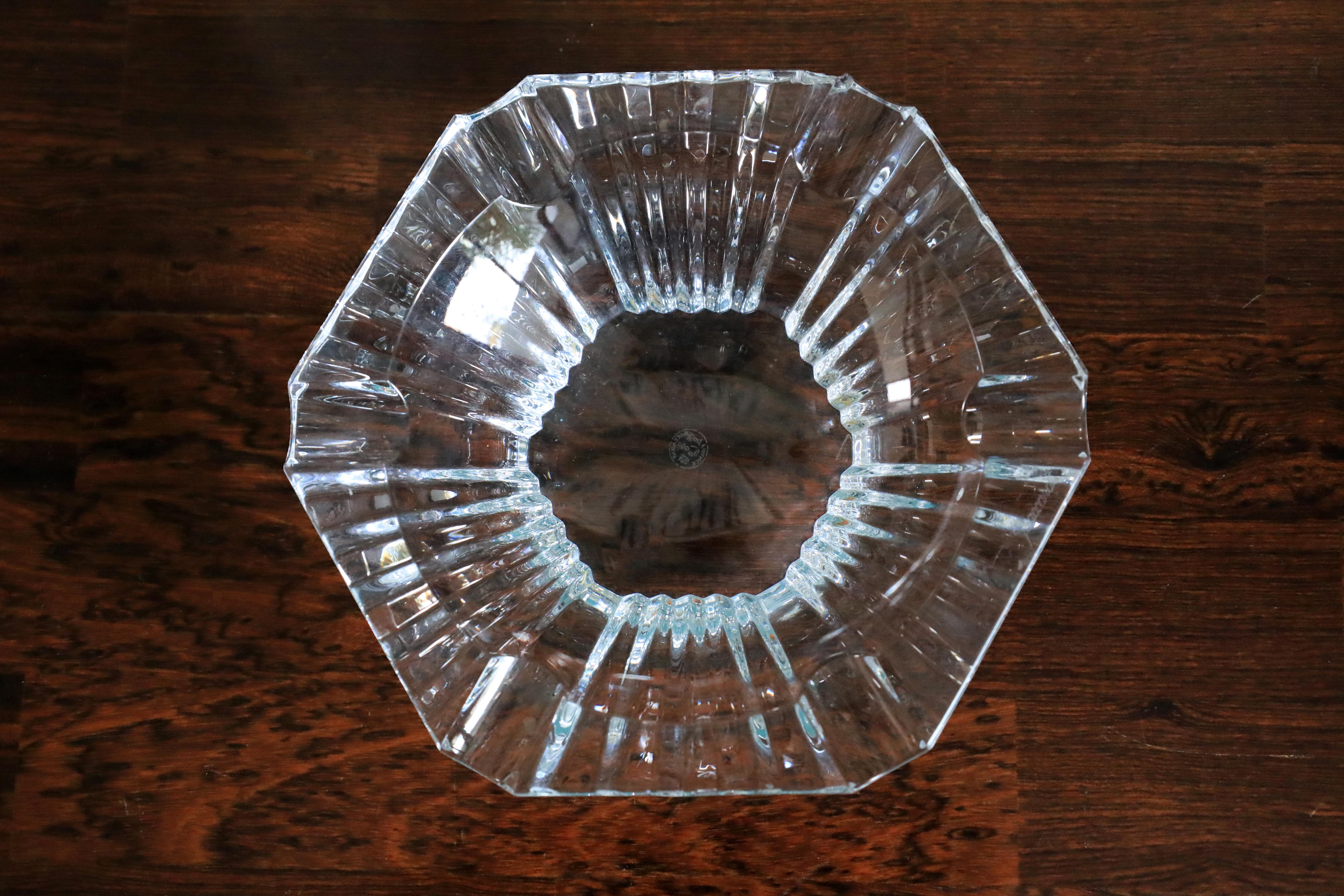Cristal Cendrier Baccarat en vente