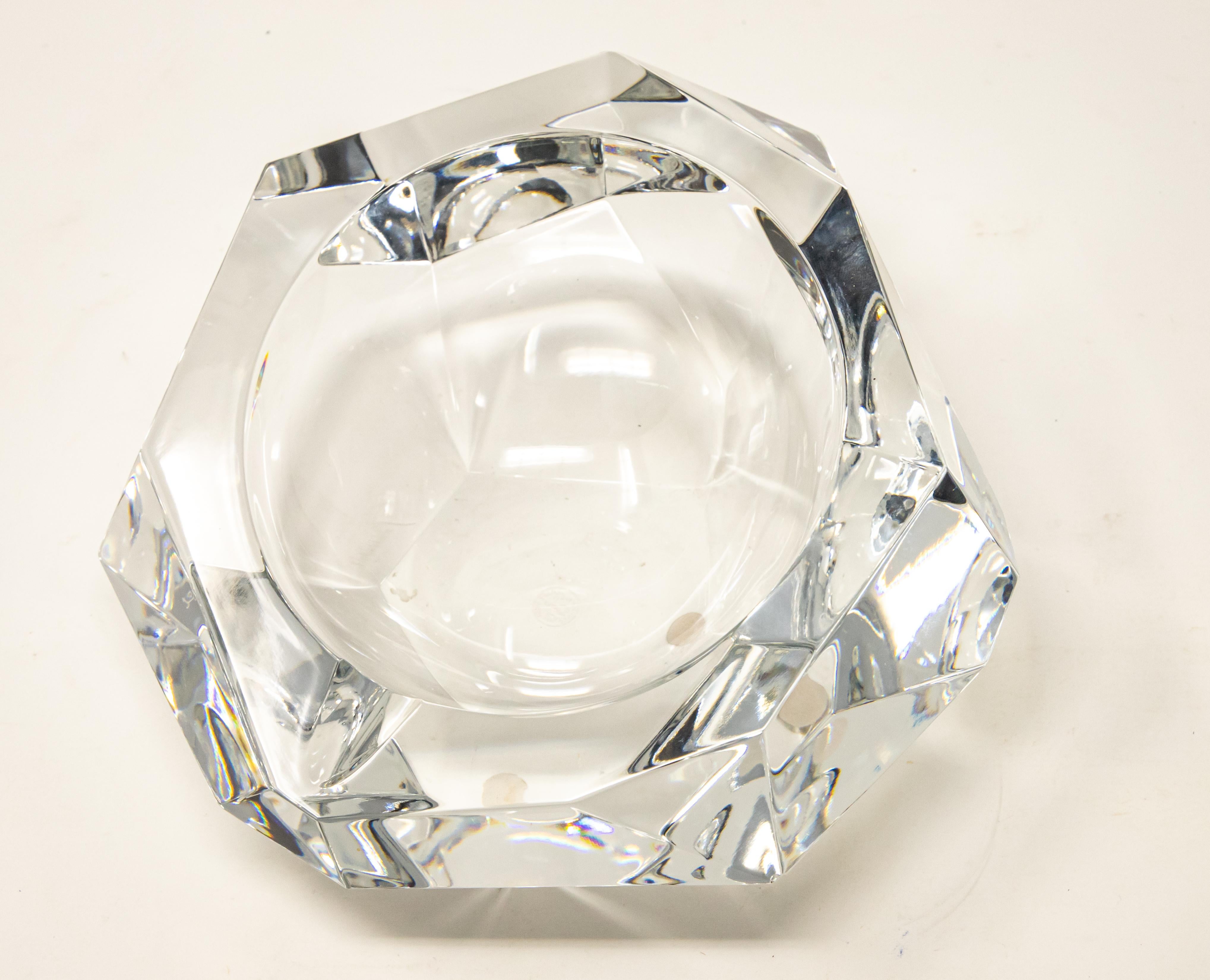 Baccarat Crystal Ashtray In Fair Condition In Cookeville, TN