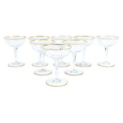 Baccarat Crystal Barware Coupe Service / Eight People