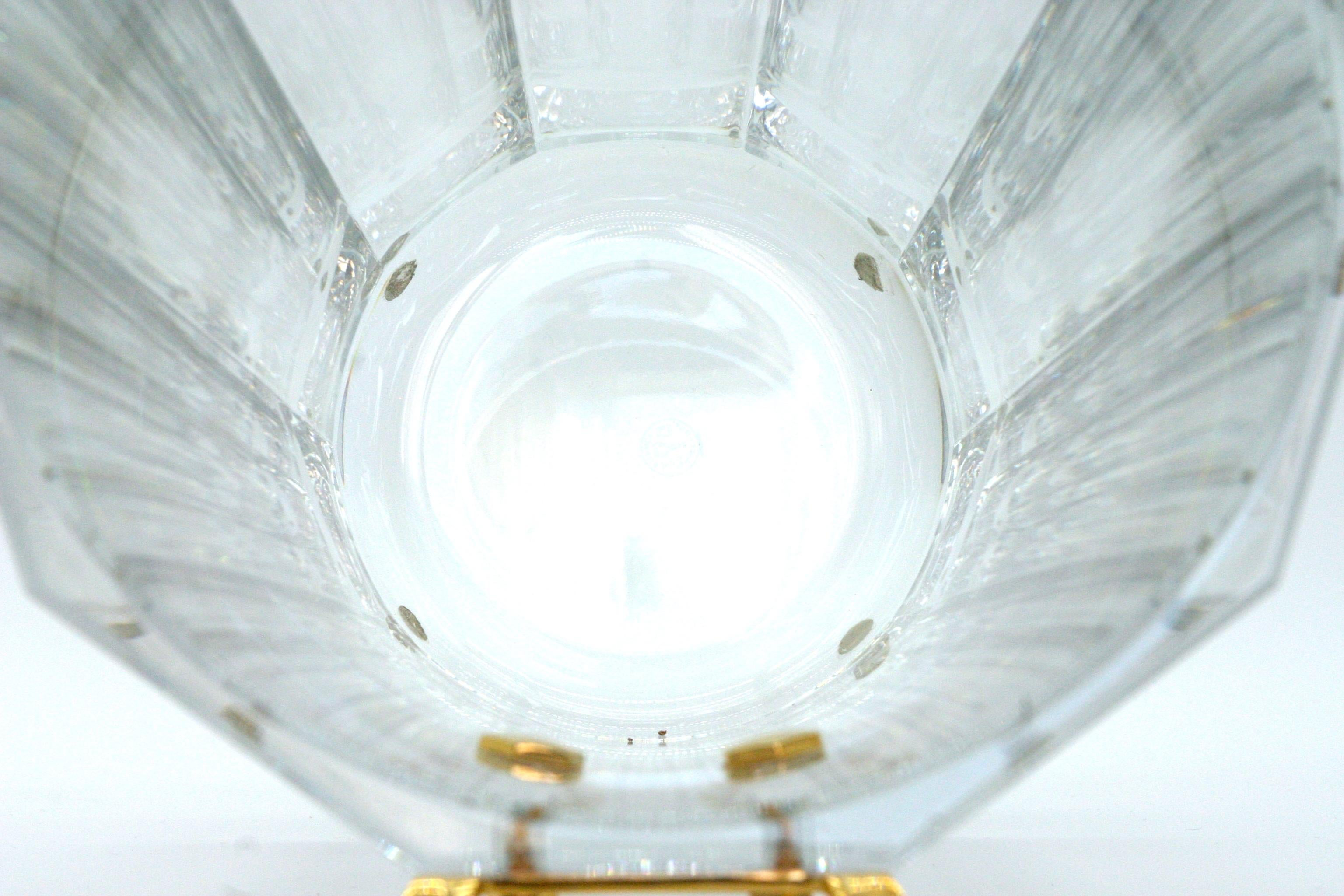 Rafraîchisseur à vin ou de table en cristal Baccarat 1