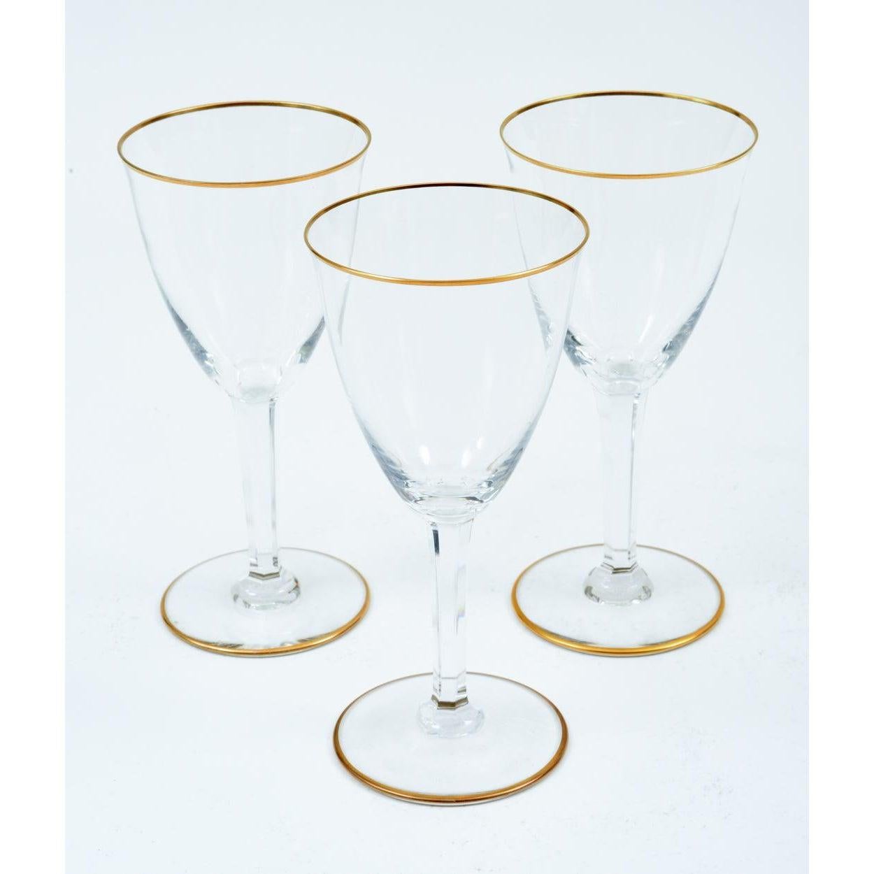 Cristal de Baccarat Servicio de Bar / Vajilla Servicio de Vino / 8 Personas en Bueno estado para la venta en Tarry Town, NY