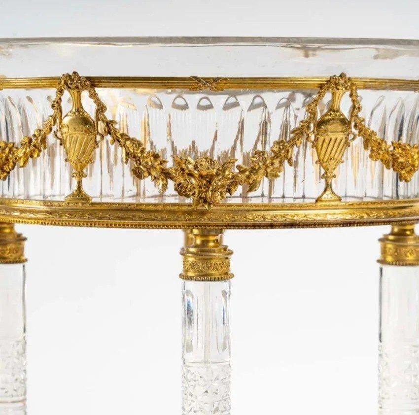 Napoleon III Baccarat Crystal Bowl, 19th Century