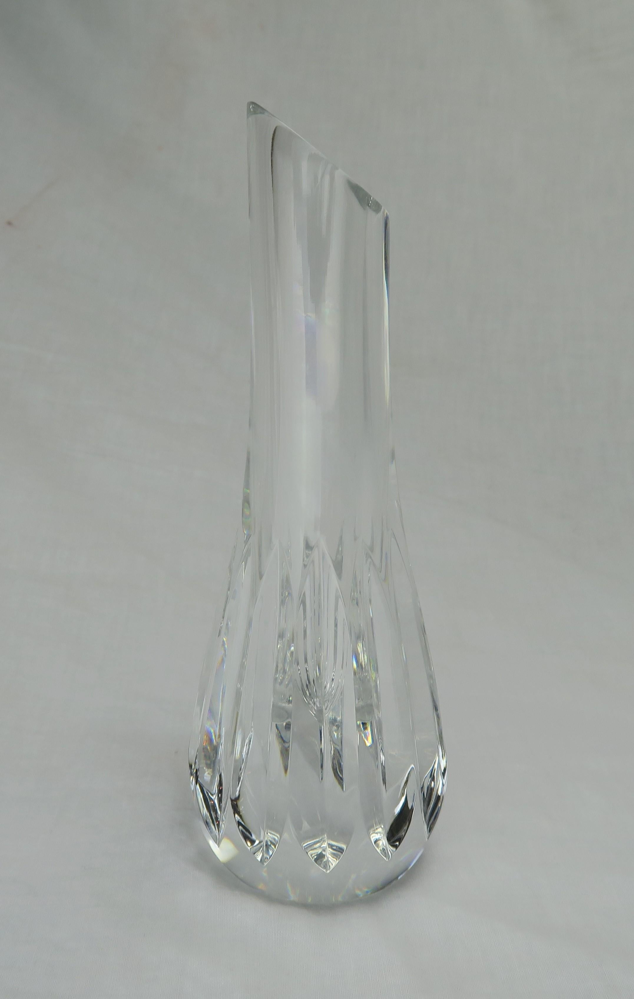 French Baccarat Crystal Bud Vase