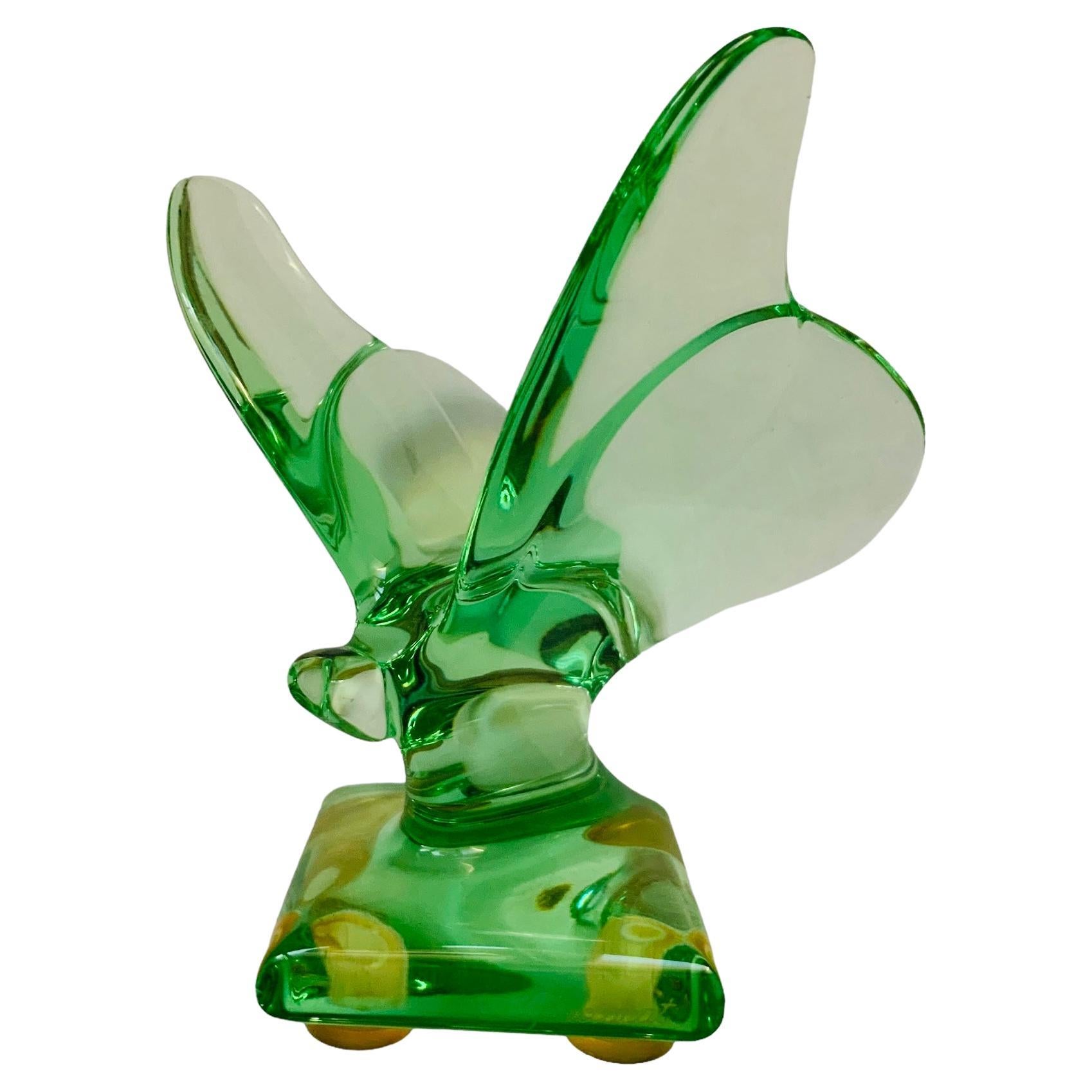 Baccarat Crystal Butterfly Sculpture/Figurine 