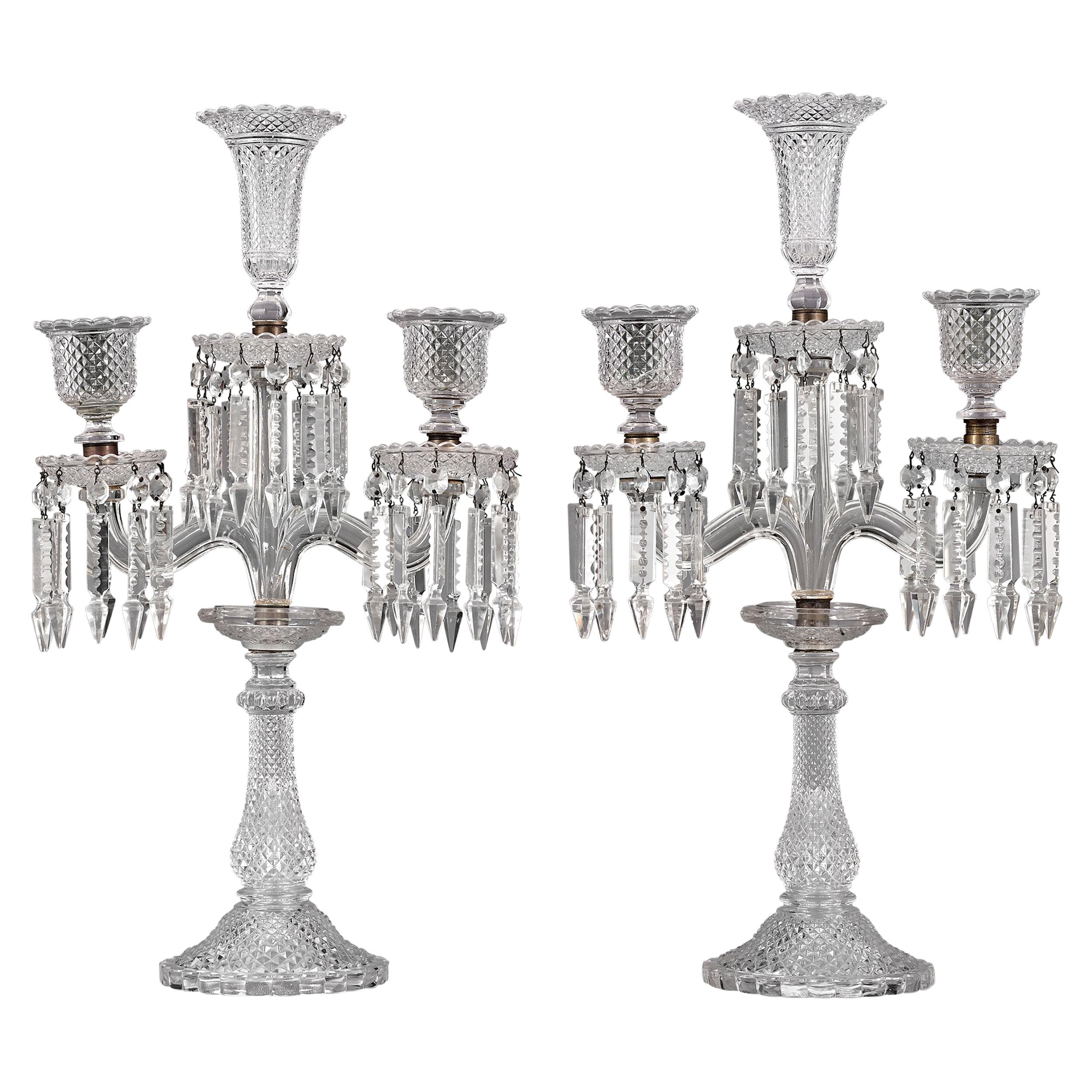 Baccarat Crystal Candelabra