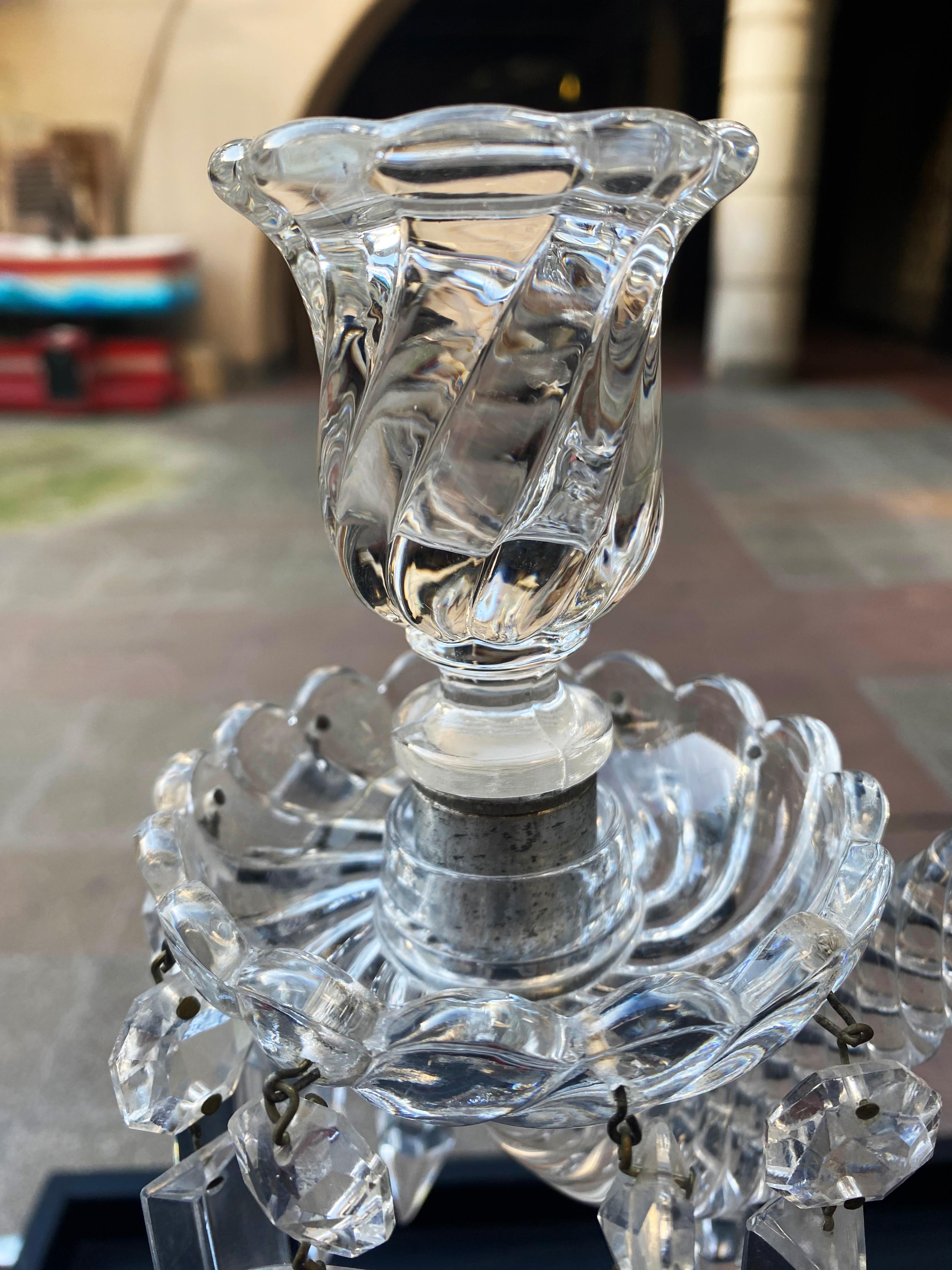 Baccarat Crystal Candlestick For Sale 4