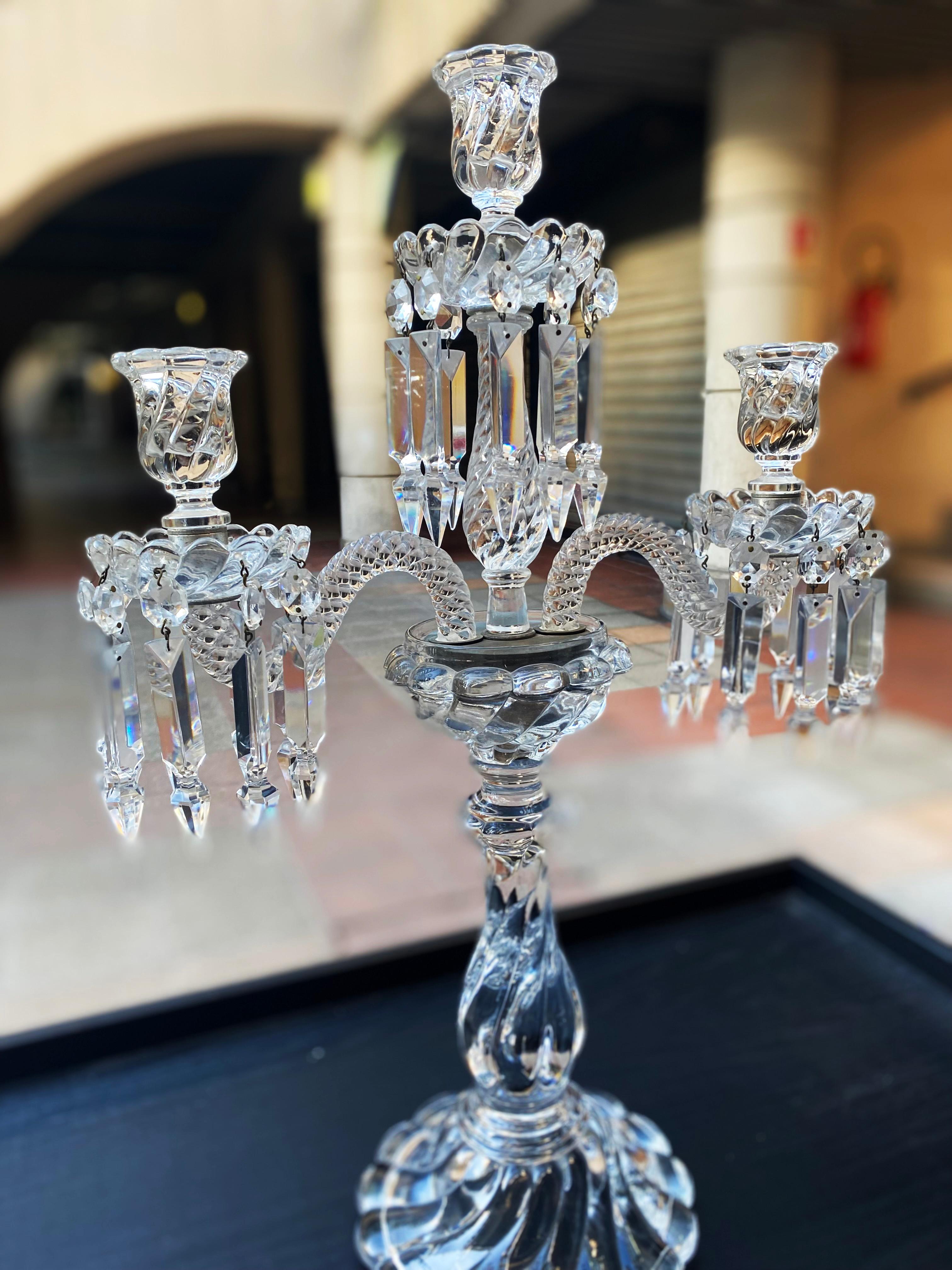 Baccarat Crystal Candlestick For Sale 11