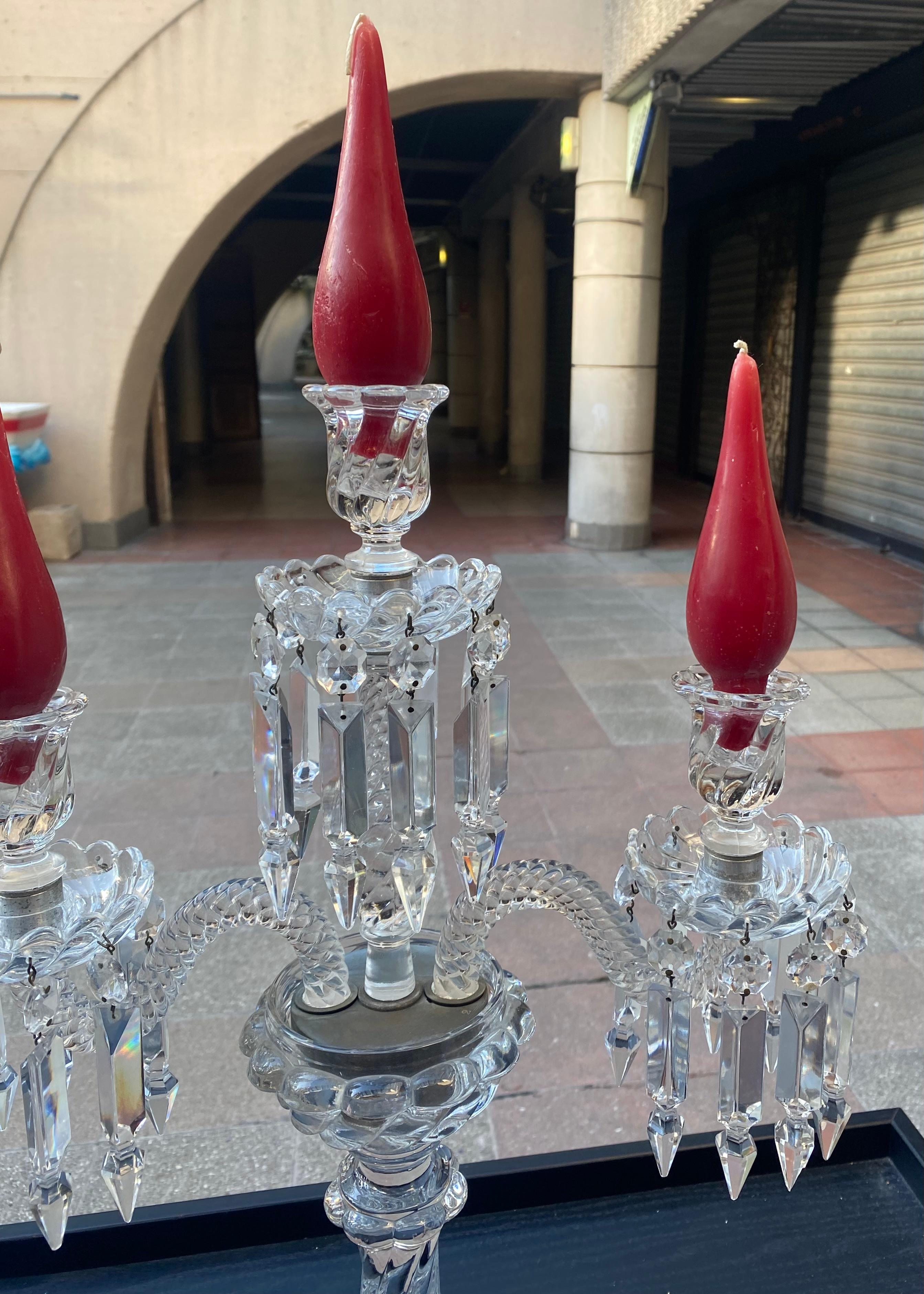Candeliere di cristallo Baccarat in vendita 1